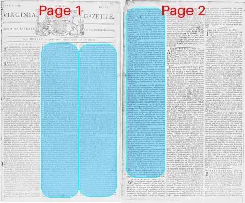 Page thumbnail for The Virginia Gazette