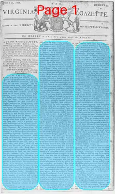 Page thumbnail for The Virginia Gazette