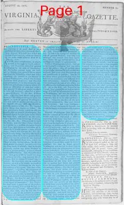 Page thumbnail for The Virginia Gazette