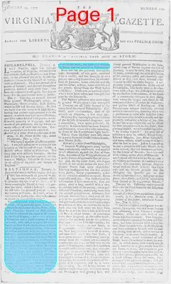 Page thumbnail for The Virginia Gazette