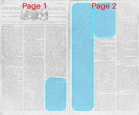 Page thumbnail for The Virginia Gazette