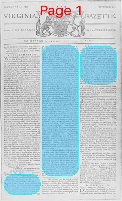 Page thumbnail for The Virginia Gazette