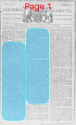 Page thumbnail for The Virginia Gazette