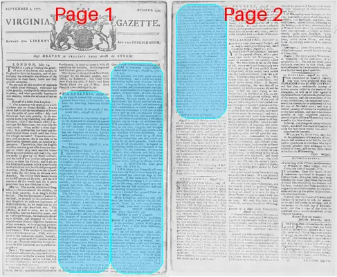 Page thumbnail for The Virginia Gazette