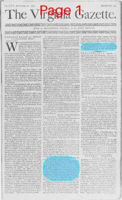 Page thumbnail for The Virginia Gazette
