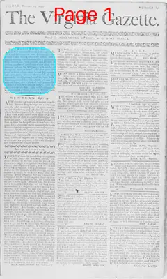 Page thumbnail for The Virginia Gazette