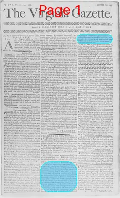 Page thumbnail for The Virginia Gazette