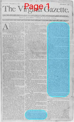 Page thumbnail for The Virginia Gazette