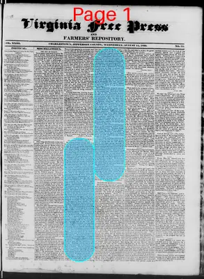 Page thumbnail for Virginia Free Press & Farmers' Repository
