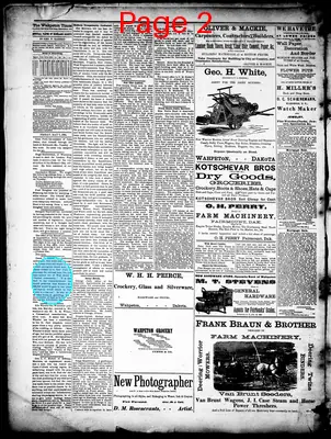 Page thumbnail for The Wahpeton Times
