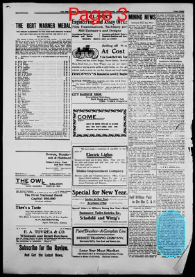 Page thumbnail for Bisbee Daily Review