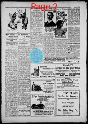 Page thumbnail for Bisbee Daily Review