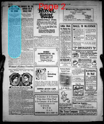 Page thumbnail for Bisbee Daily Review