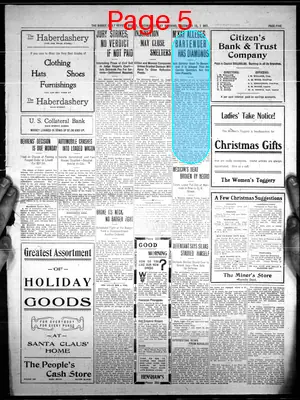 Page thumbnail for Bisbee Daily Review