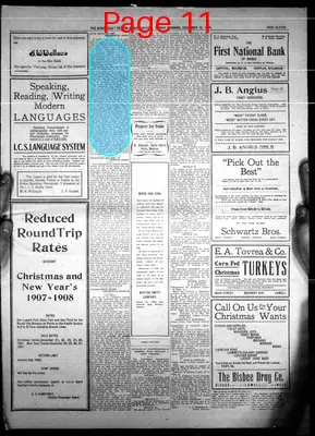 Page thumbnail for Bisbee Daily Review
