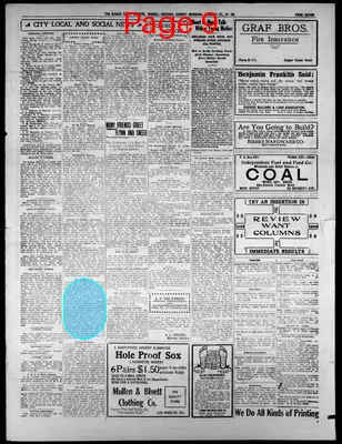 Page thumbnail for Bisbee Daily Review