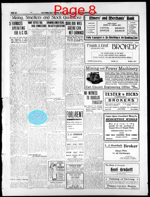 Page thumbnail for Bisbee Daily Review