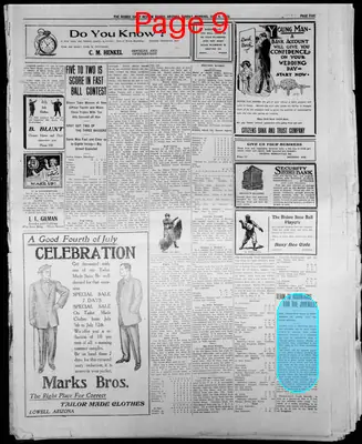 Page thumbnail for Bisbee Daily Review