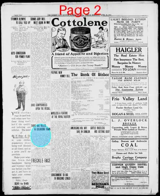 Page thumbnail for Bisbee Daily Review