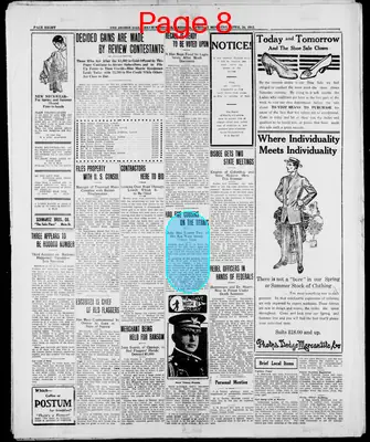 Page thumbnail for Bisbee Daily Review