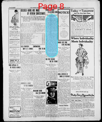 Page thumbnail for Bisbee Daily Review