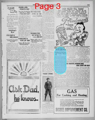 Page thumbnail for Bisbee Daily Review