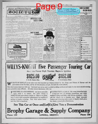 Page thumbnail for Bisbee Daily Review