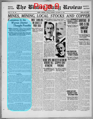 Page thumbnail for Bisbee Daily Review