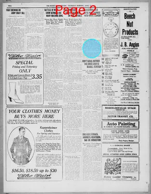Page thumbnail for Bisbee Daily Review