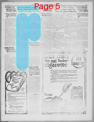 Page thumbnail for Bisbee Daily Review