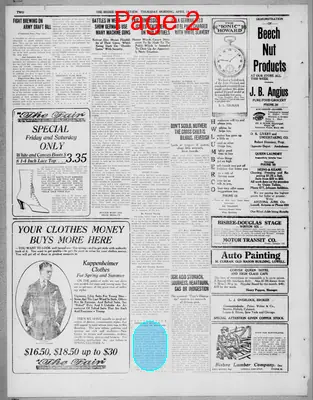 Page thumbnail for Bisbee Daily Review
