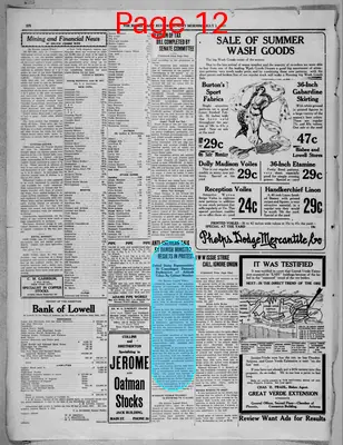 Page thumbnail for Bisbee Daily Review