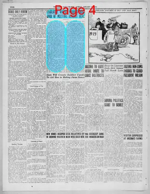 Page thumbnail for Bisbee Daily Review