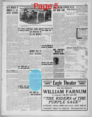 Page thumbnail for Bisbee Daily Review