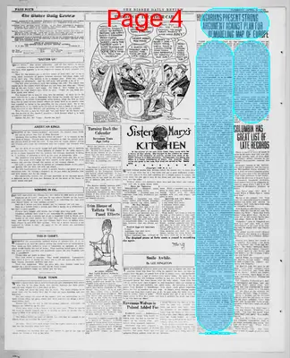 Page thumbnail for Bisbee Daily Review