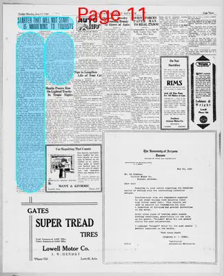 Page thumbnail for Bisbee Daily Review