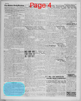Page thumbnail for Bisbee Daily Review