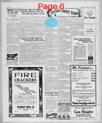 Page thumbnail for Bisbee Daily Review