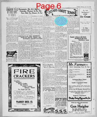 Page thumbnail for Bisbee Daily Review