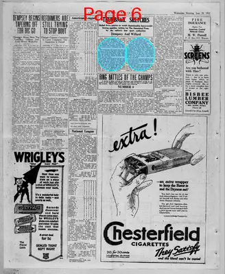 Page thumbnail for Bisbee Daily Review