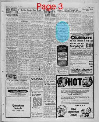 Page thumbnail for Bisbee Daily Review