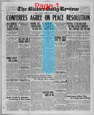 Page thumbnail for Bisbee Daily Review