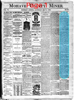 Page thumbnail for Mohave County Miner