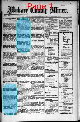 Page thumbnail for Mohave County Miner