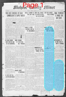 Page thumbnail for Mohave County Miner