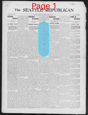 Page thumbnail for The Seattle Republican