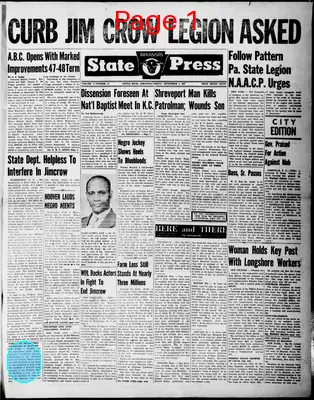 Page thumbnail for Arkansas State Press
