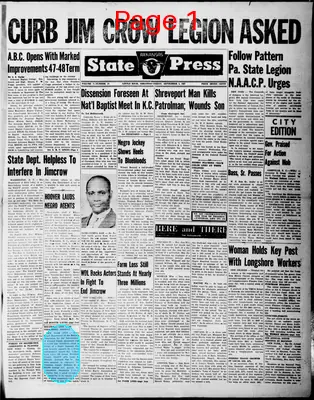 Page thumbnail for Arkansas State Press