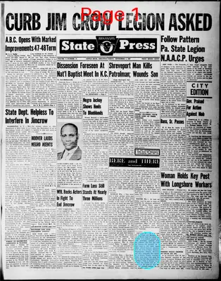 Page thumbnail for Arkansas State Press