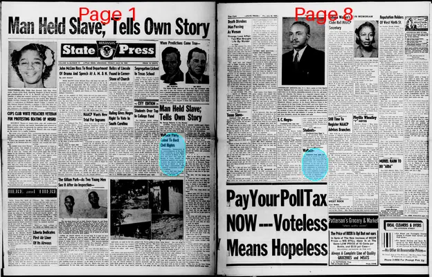 Page thumbnail for Arkansas State Press